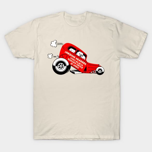 Jardine Headers Dragster T-Shirt by retropetrol